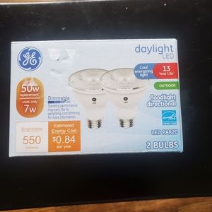 GE Lighting LED Floodlight Daylight Dimmable 50 Watt Light Bulbs